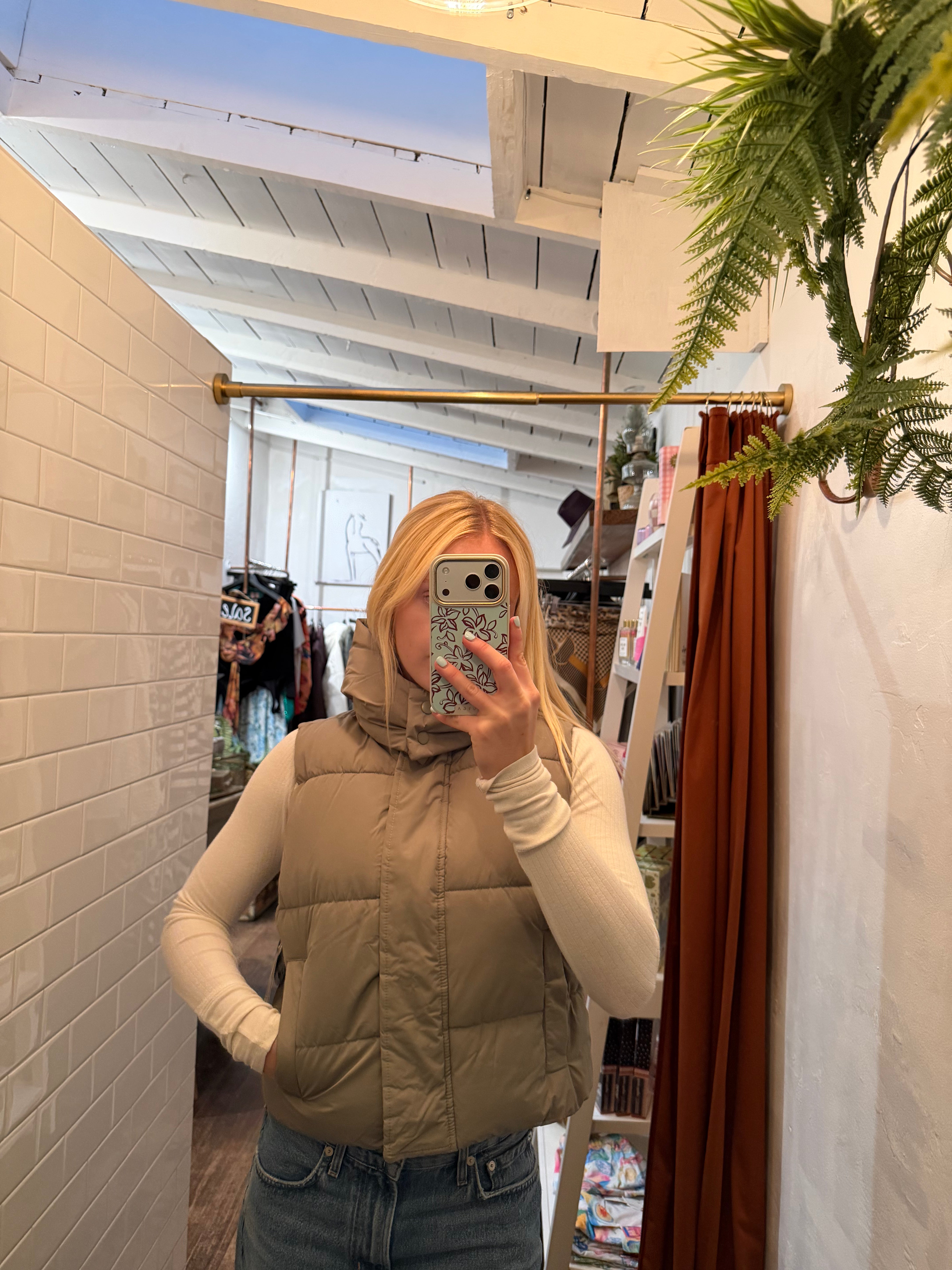 Matcha Jordyn Puffer Vest