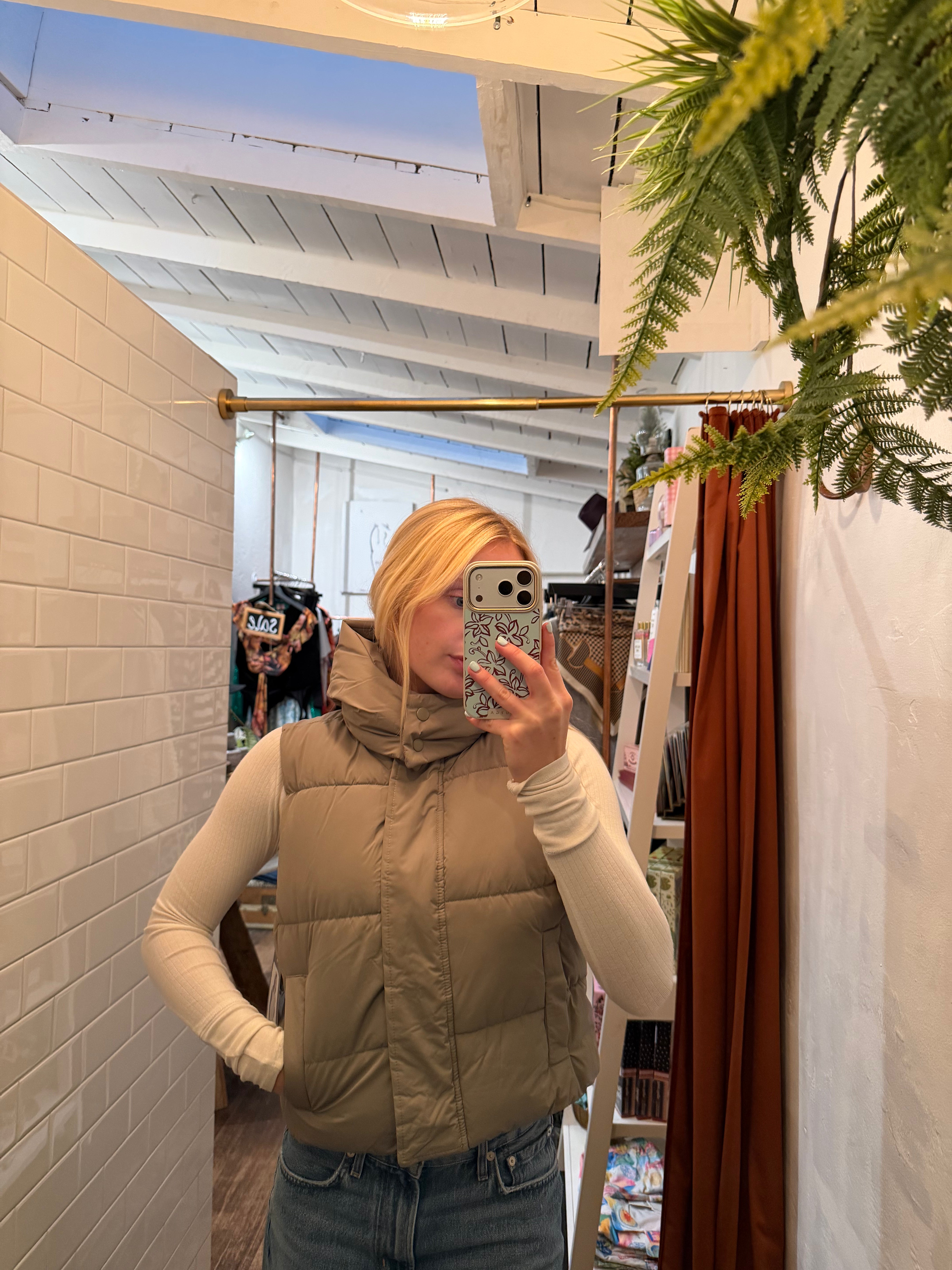 Matcha Jordyn Puffer Vest