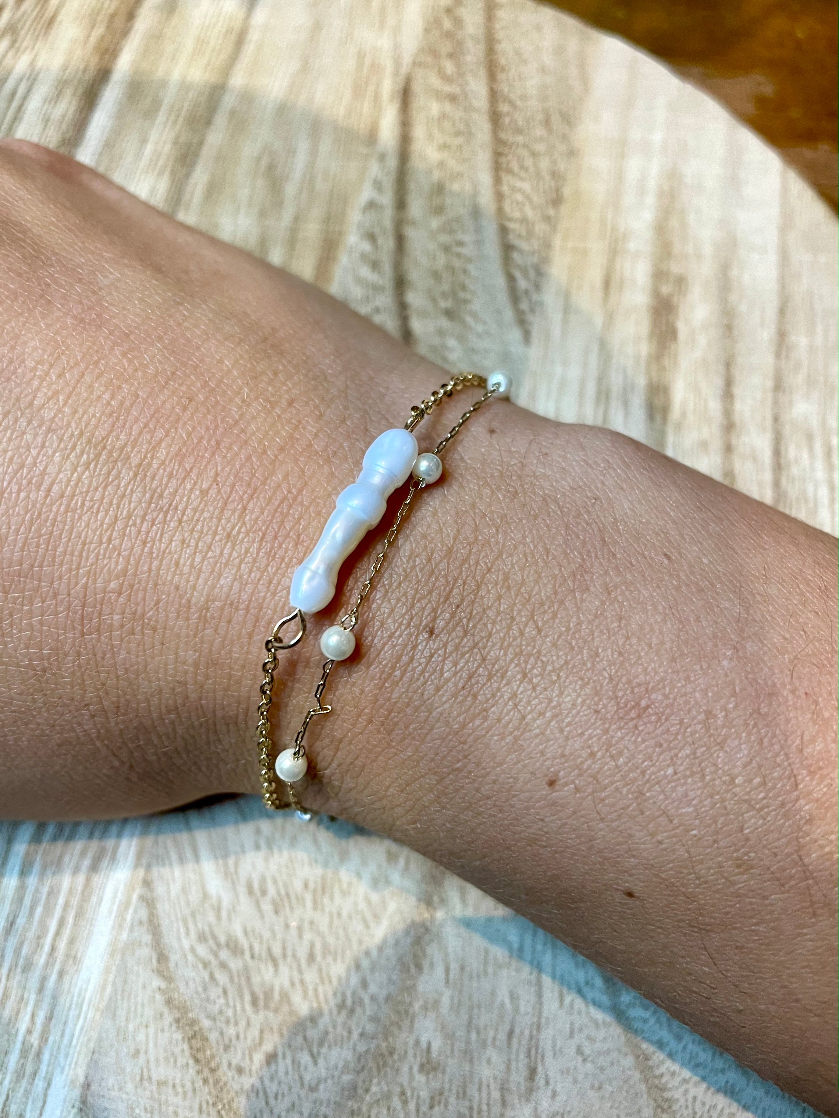 Charger Pearl Bracelet