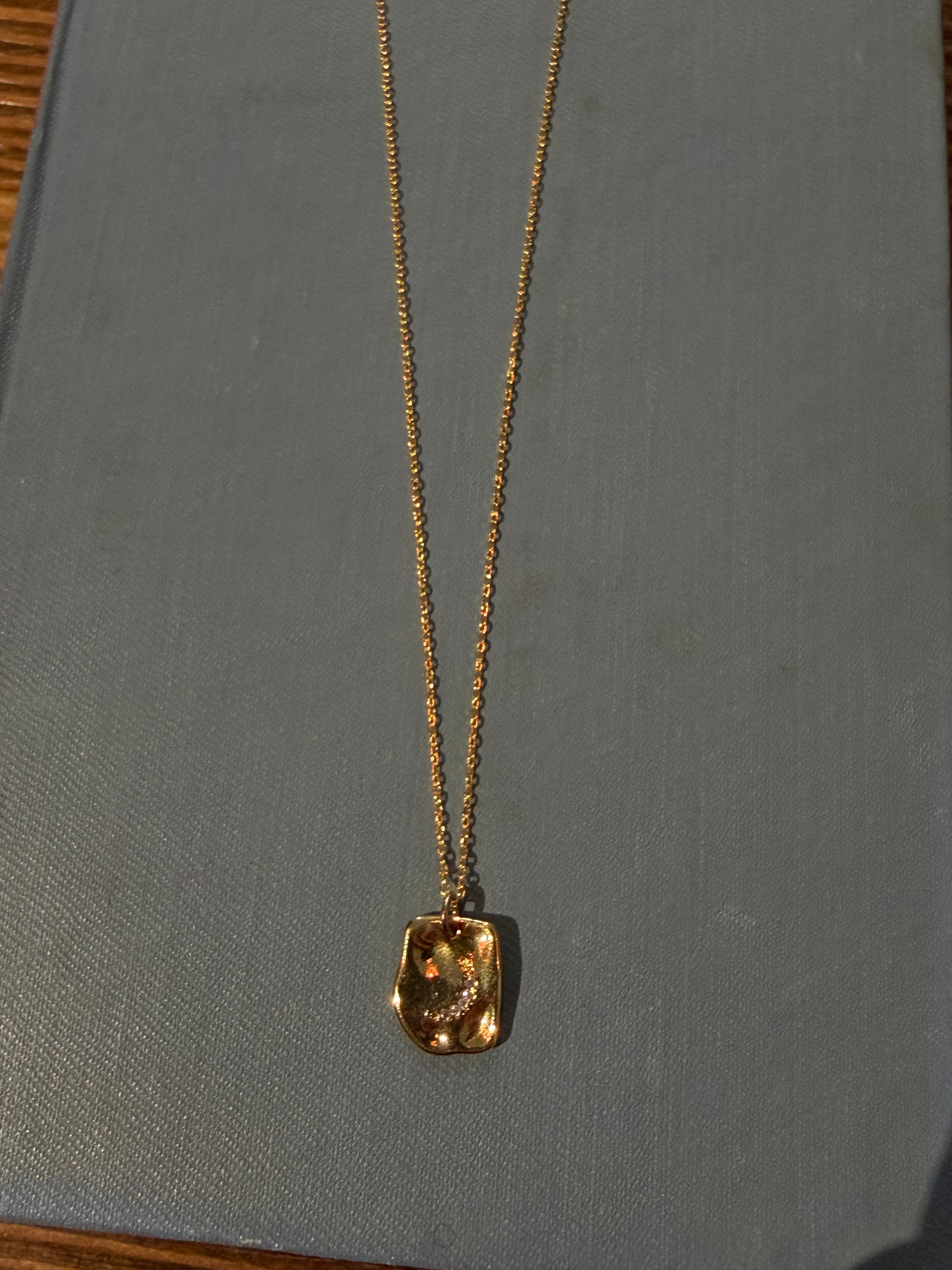 Moon Pendant Necklace