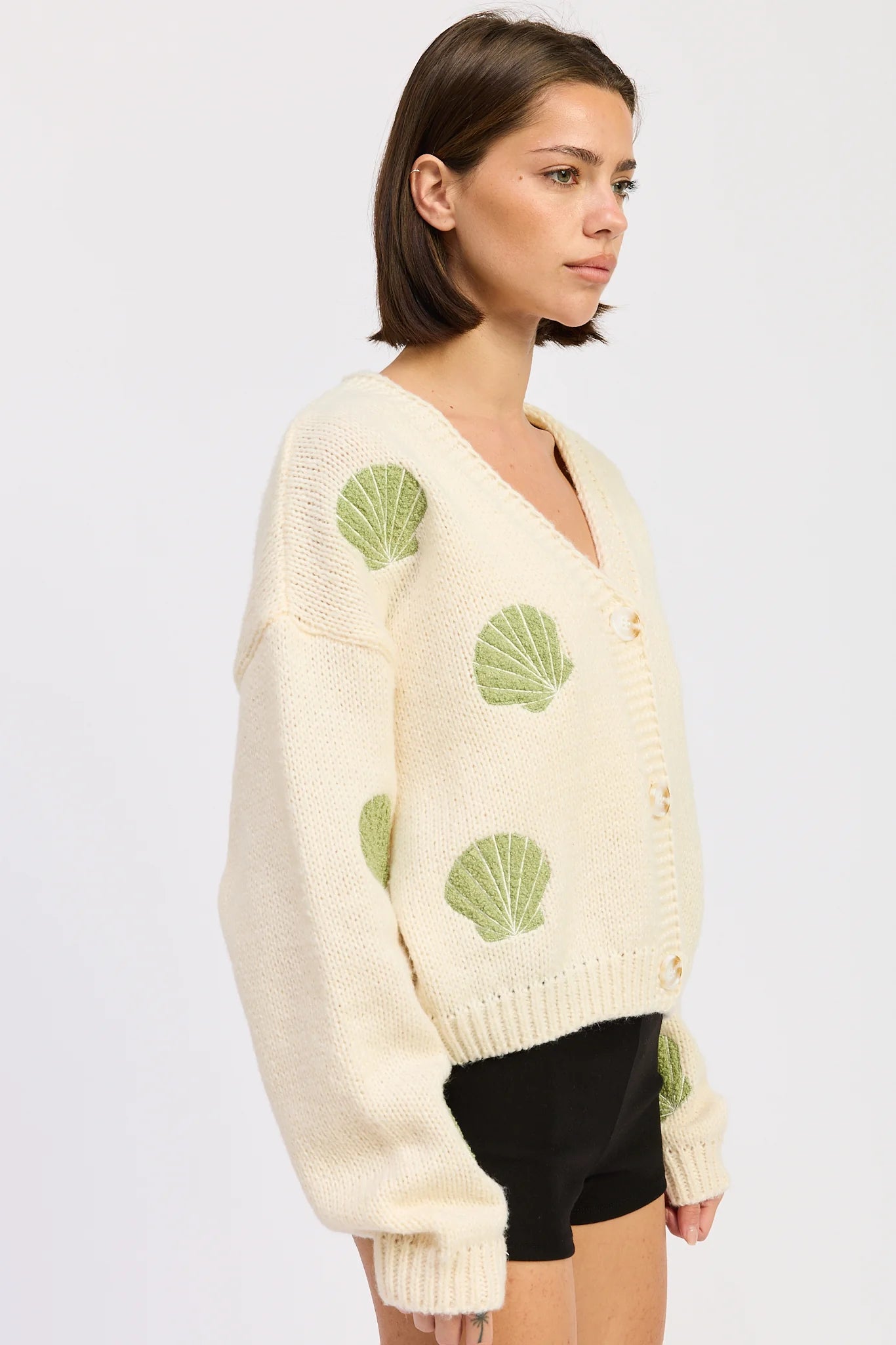Shell Applique Cardi