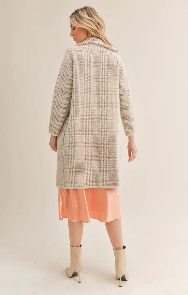 Marceau Houndstooth Coat