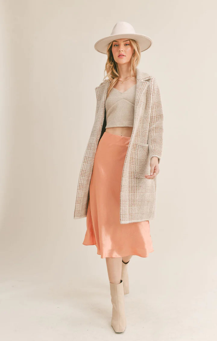 Marceau Houndstooth Coat