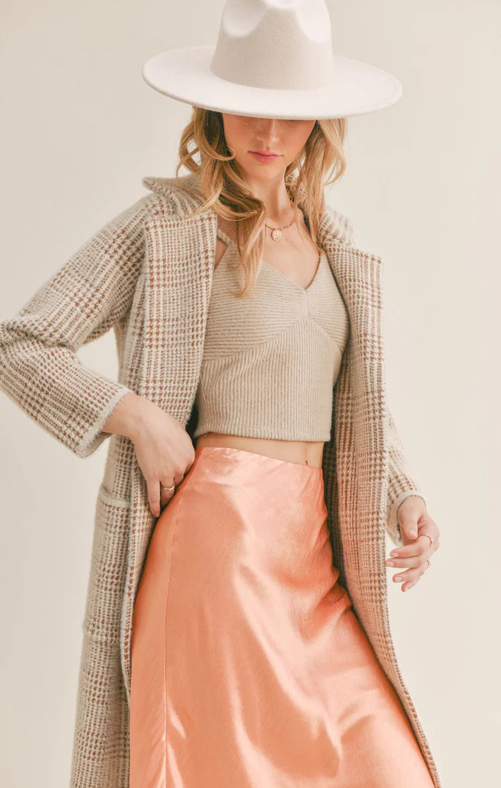 Marceau Houndstooth Coat