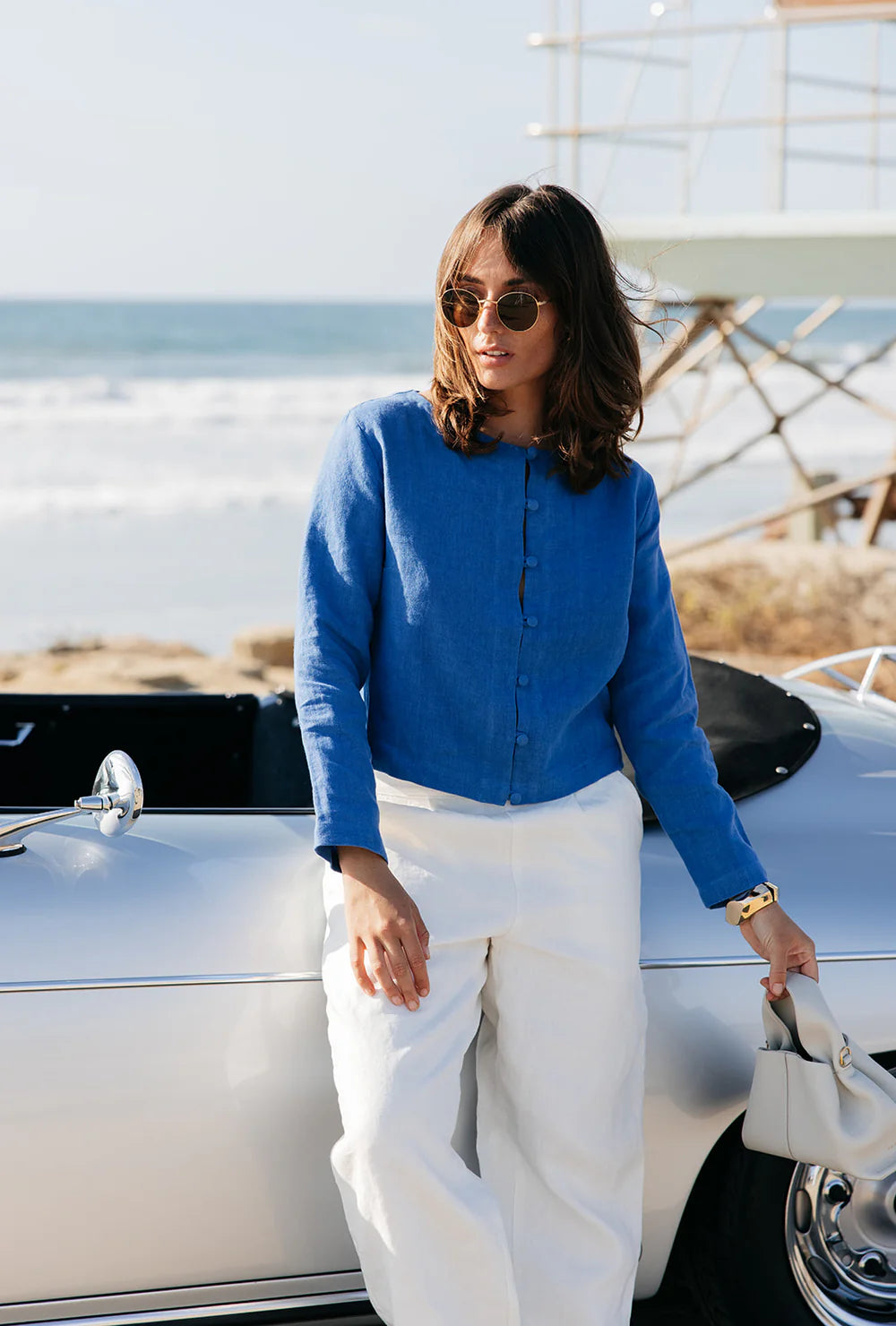 Blue Bessette Linen