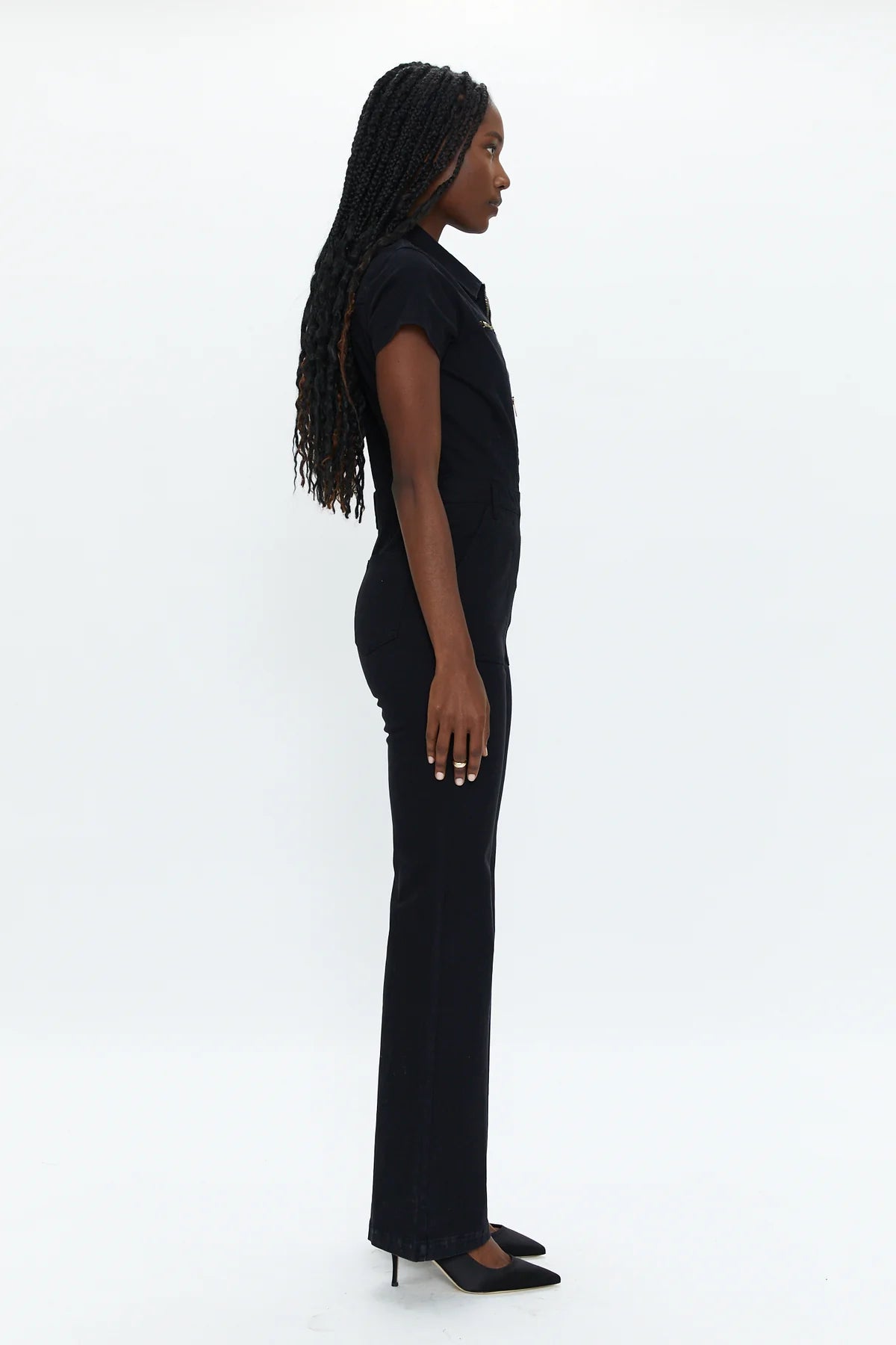 Black Martina Flare Jumpsuit