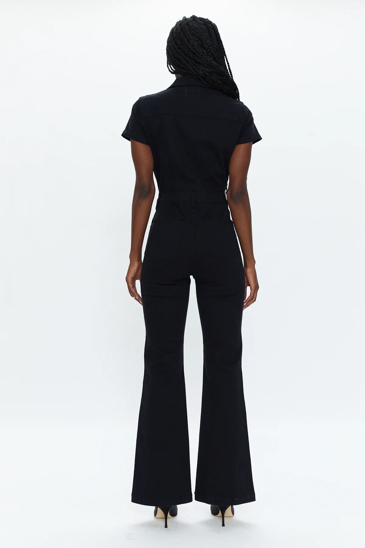 Black Martina Flare Jumpsuit