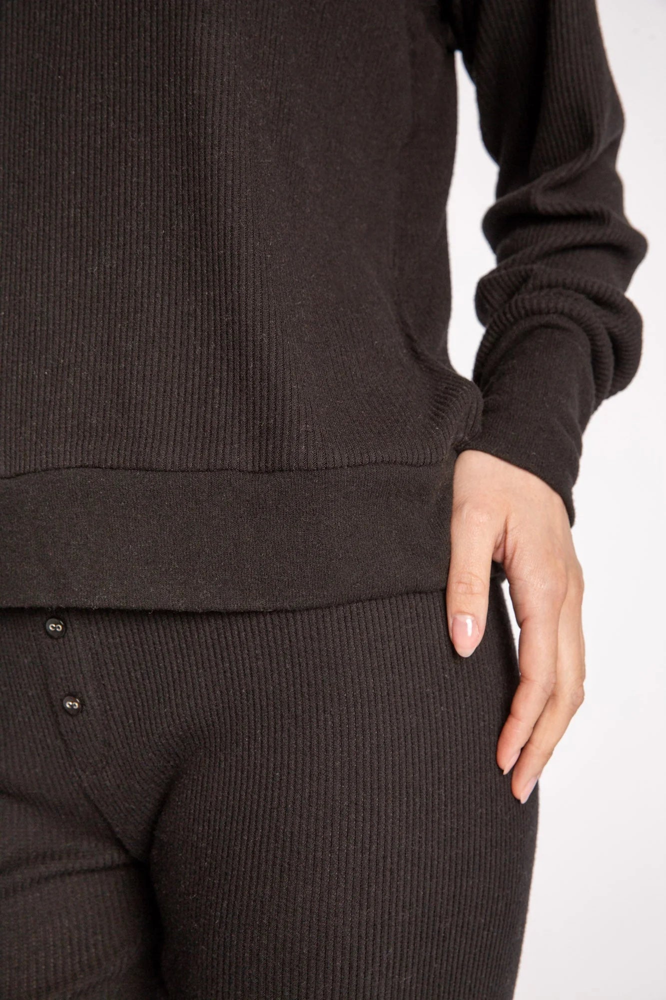 Black Textured Lounge Set