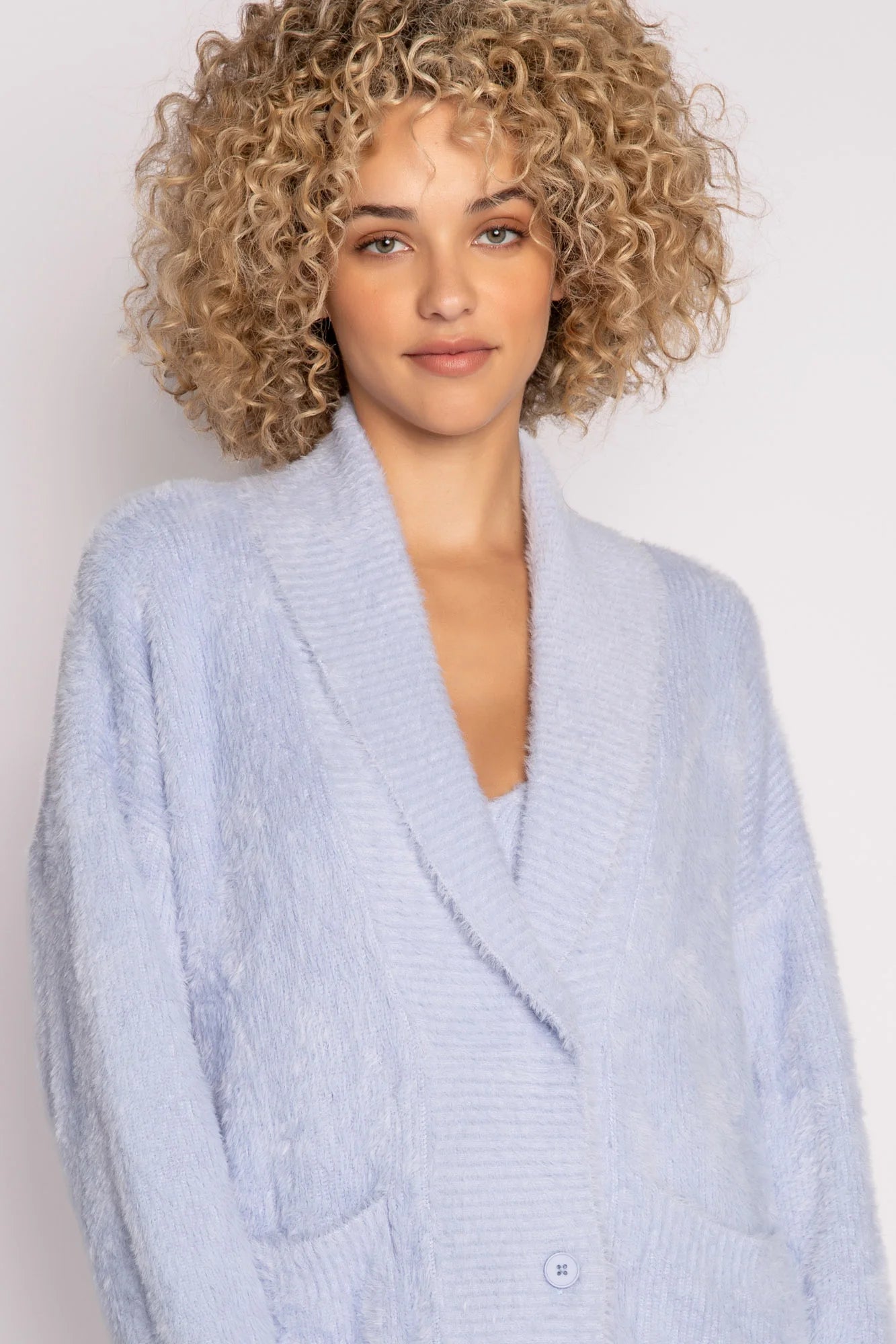 Feather Knit Cardigan