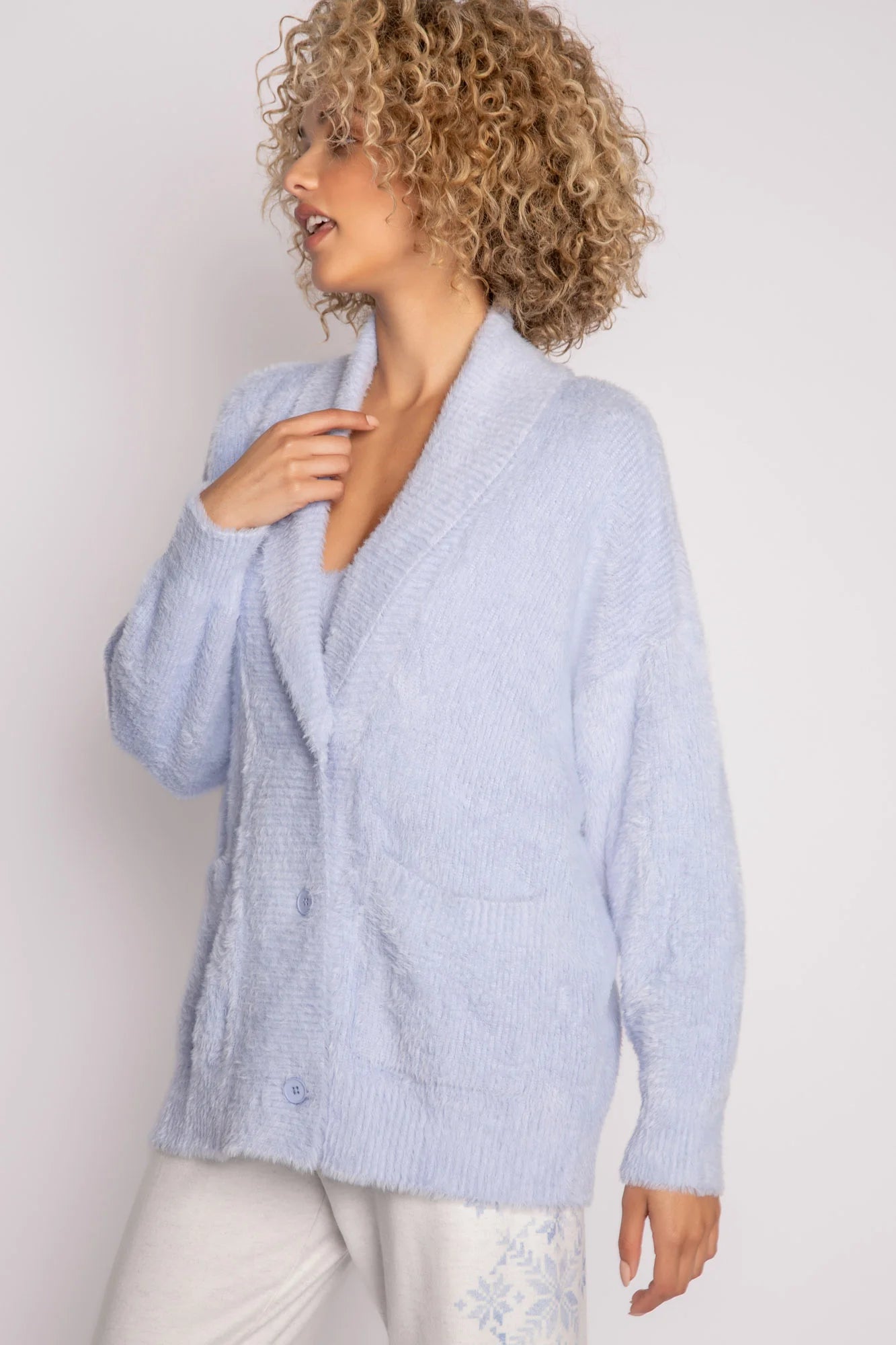 Feather Knit Cardigan