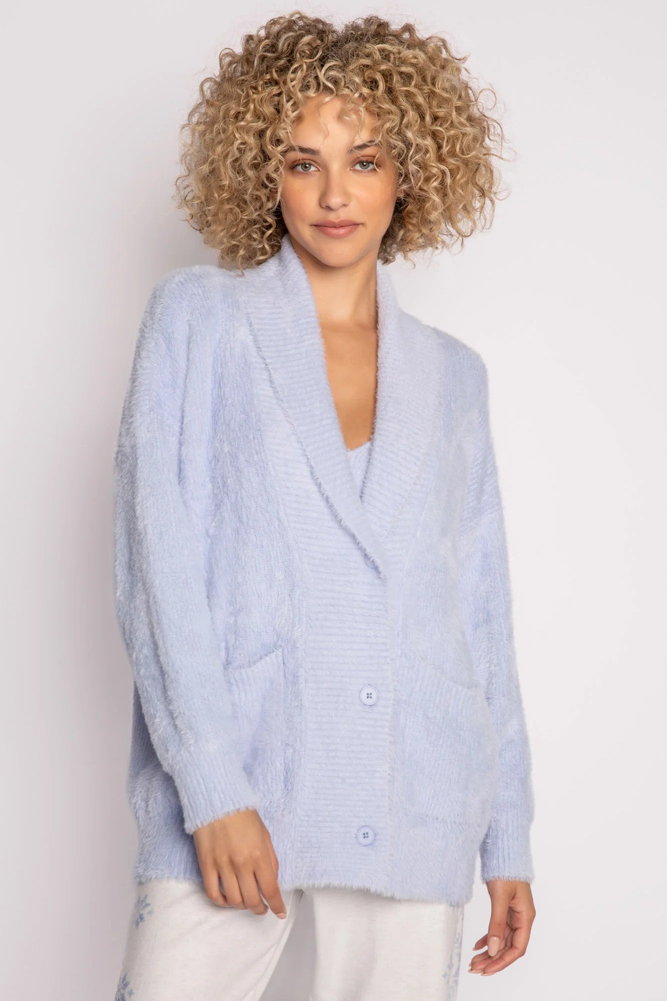 Feather Knit Cardigan