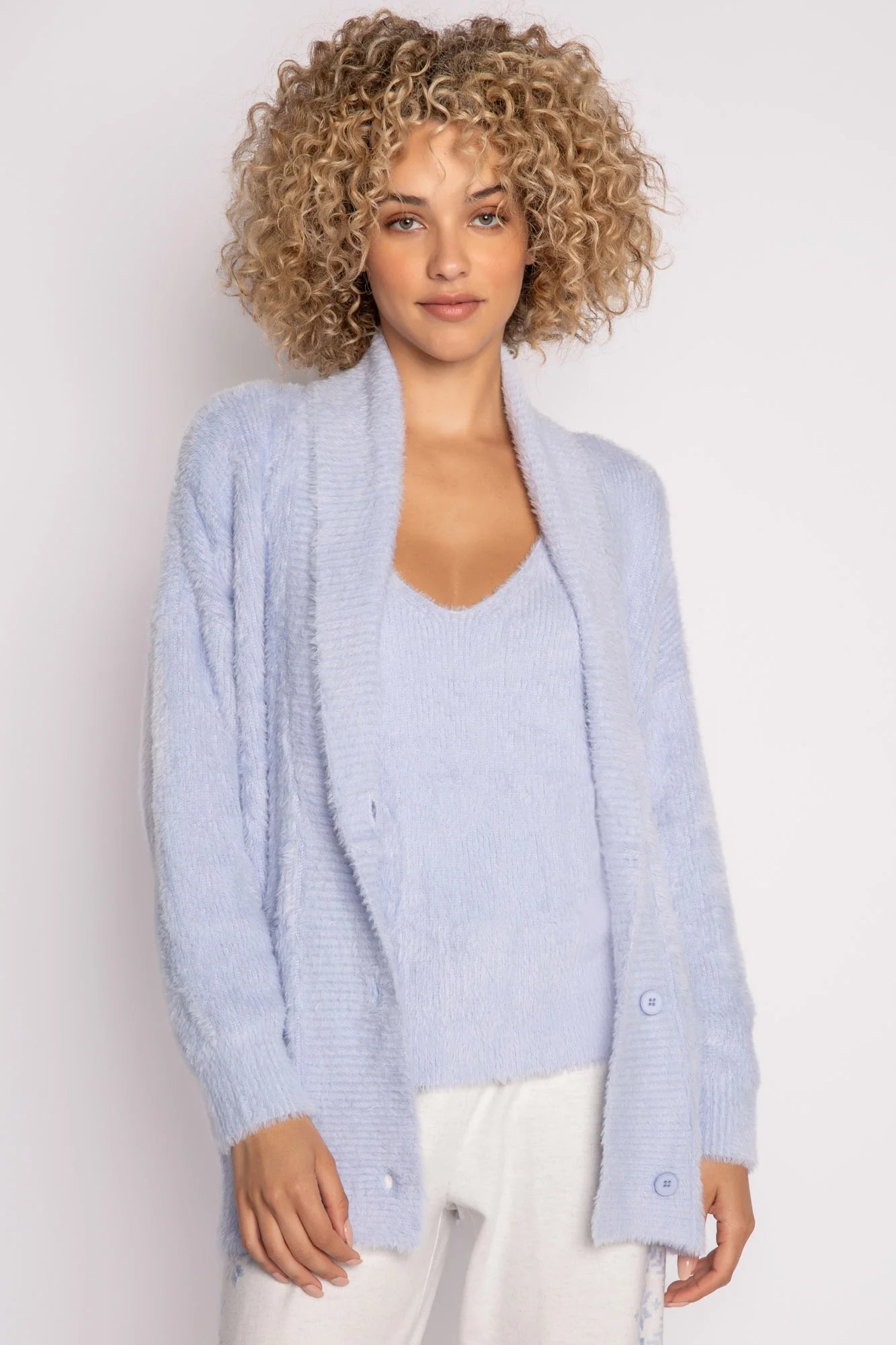 Feather Knit Cardigan