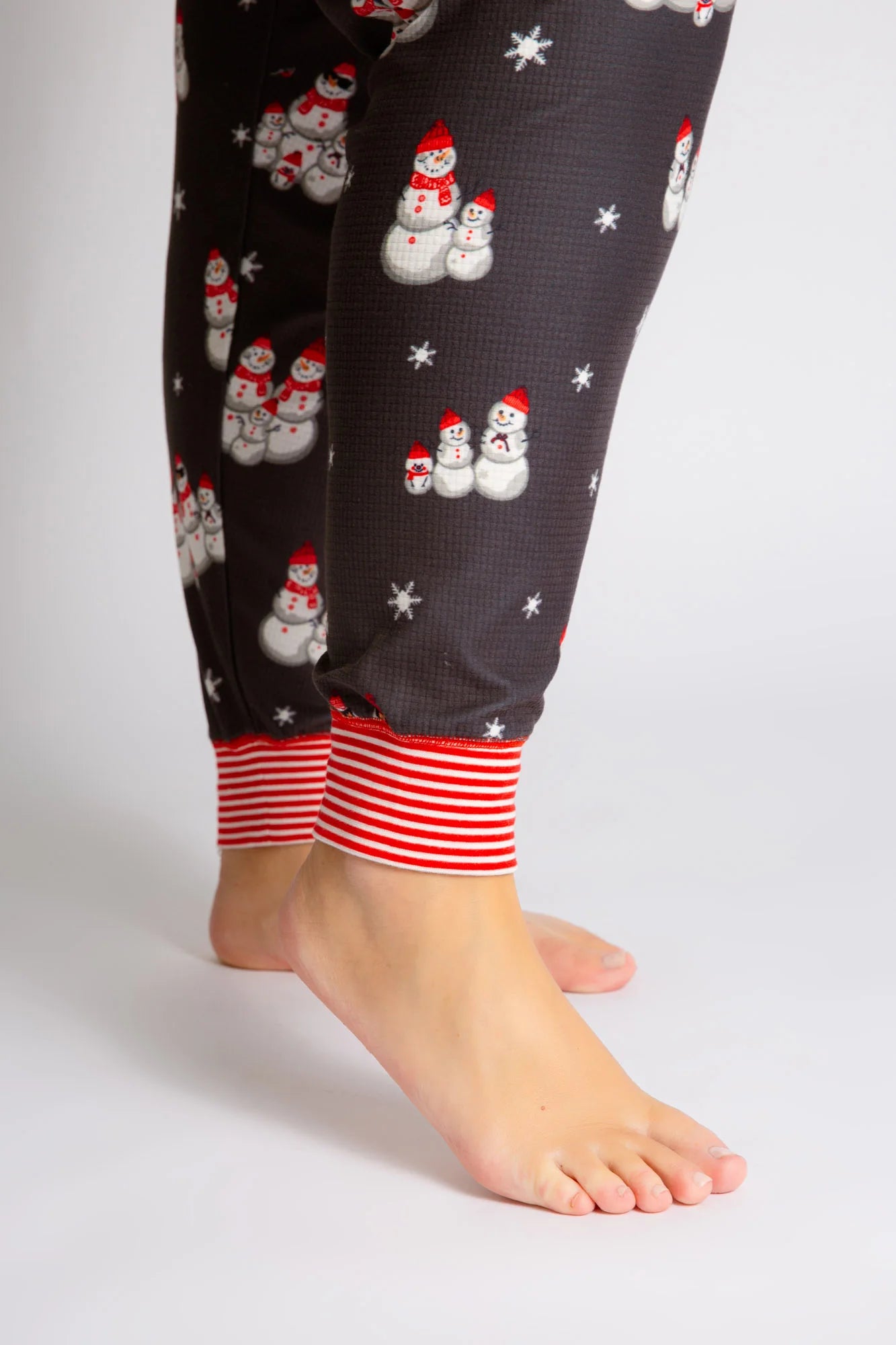 Grey Snowmies PJ Set