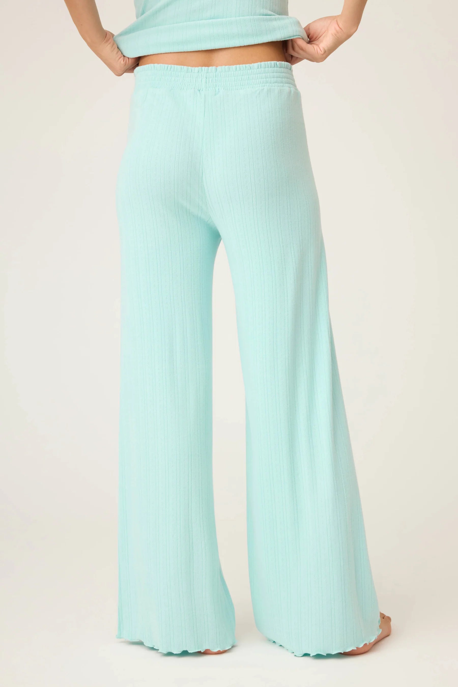 Light Mint Pointelle Set