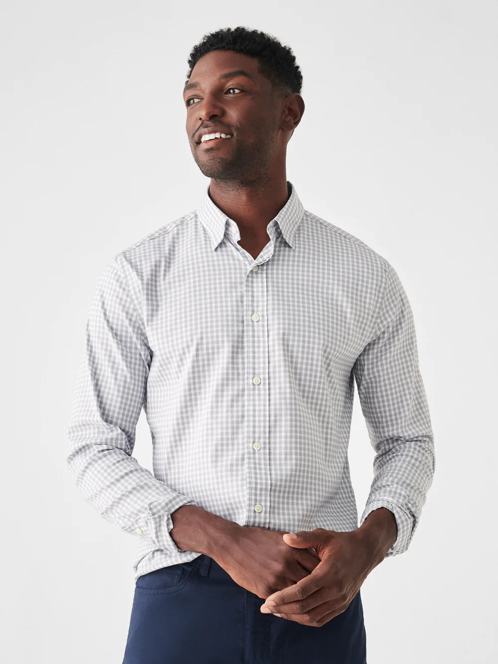 Grey Gingham Movement Shirt