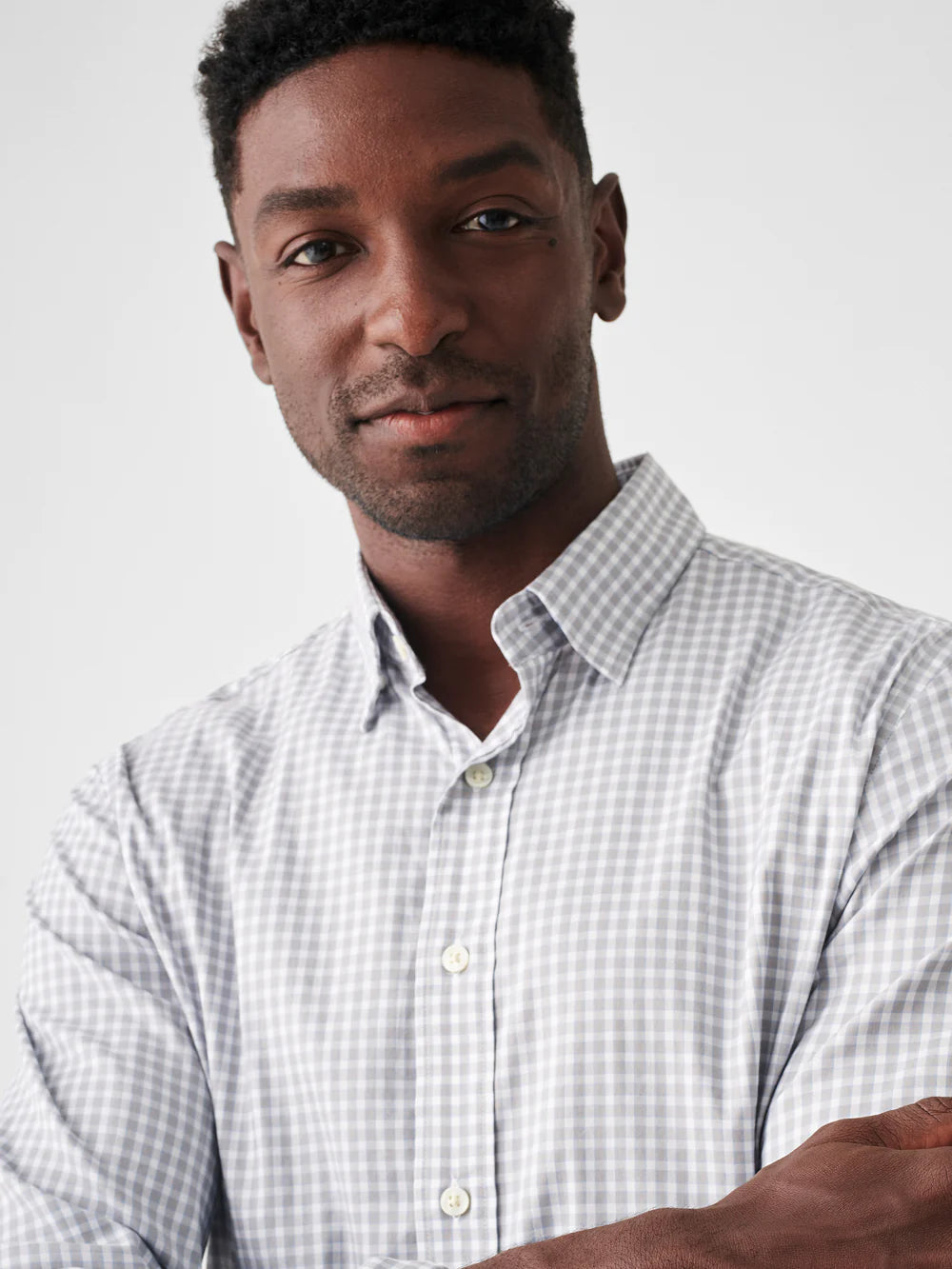 Grey Gingham Movement Shirt