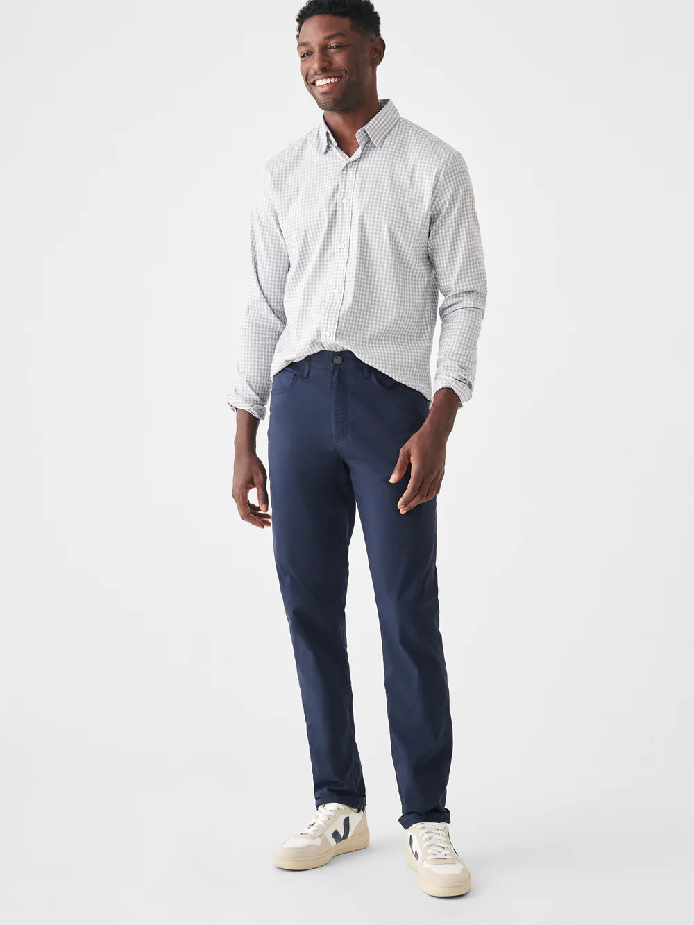 Grey Gingham Movement Shirt