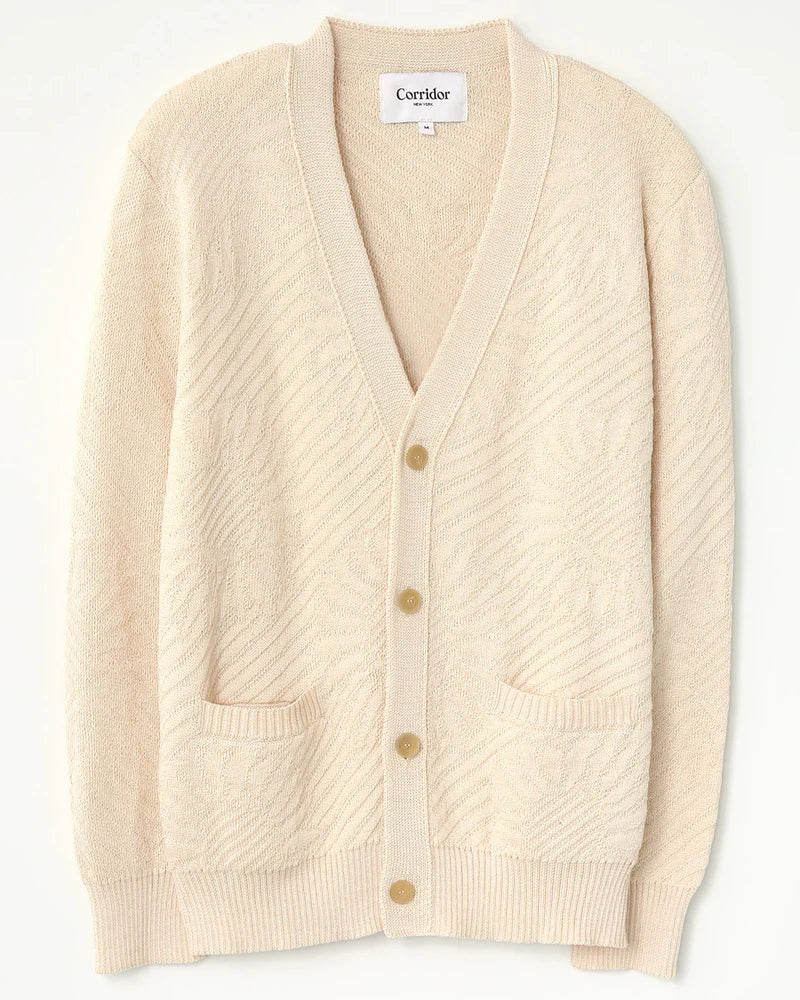 Natural Sunflower Cardigan