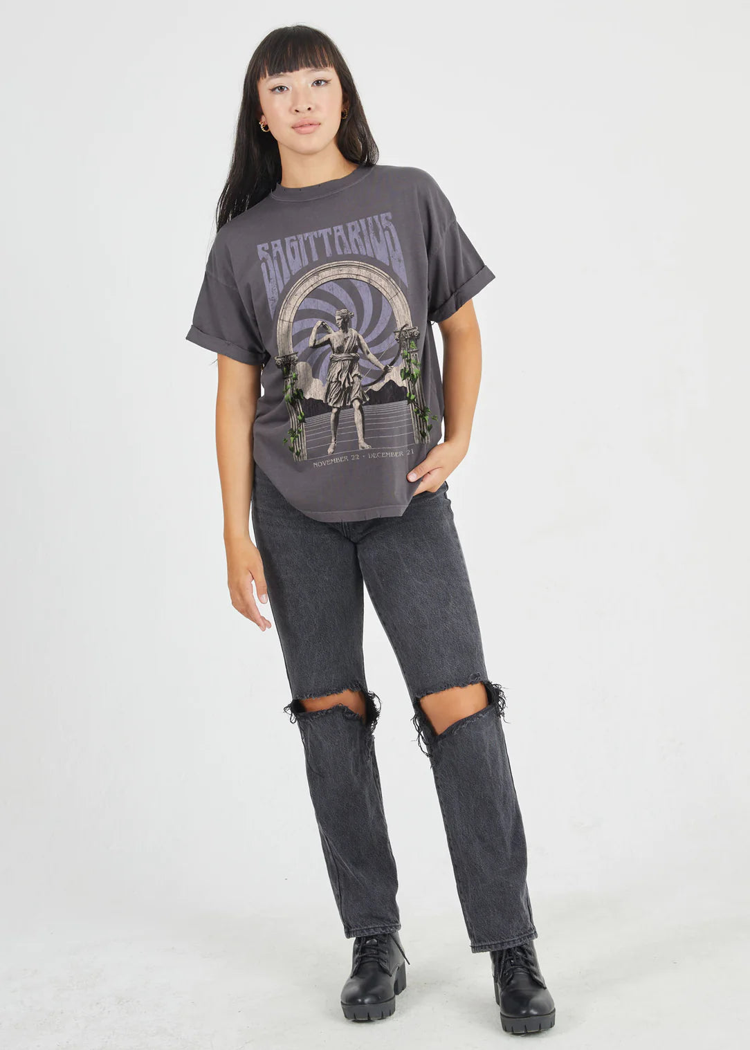 Sagittarius Vintage Boyfriend Tee