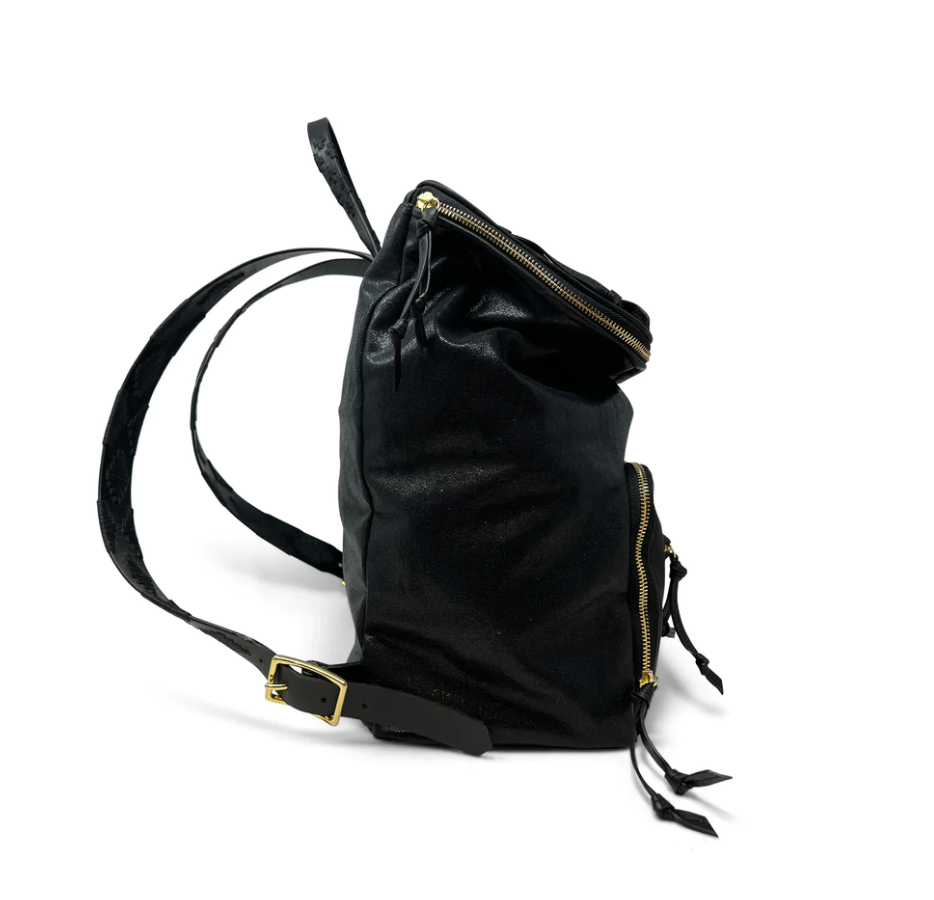 Black Slick Backpack