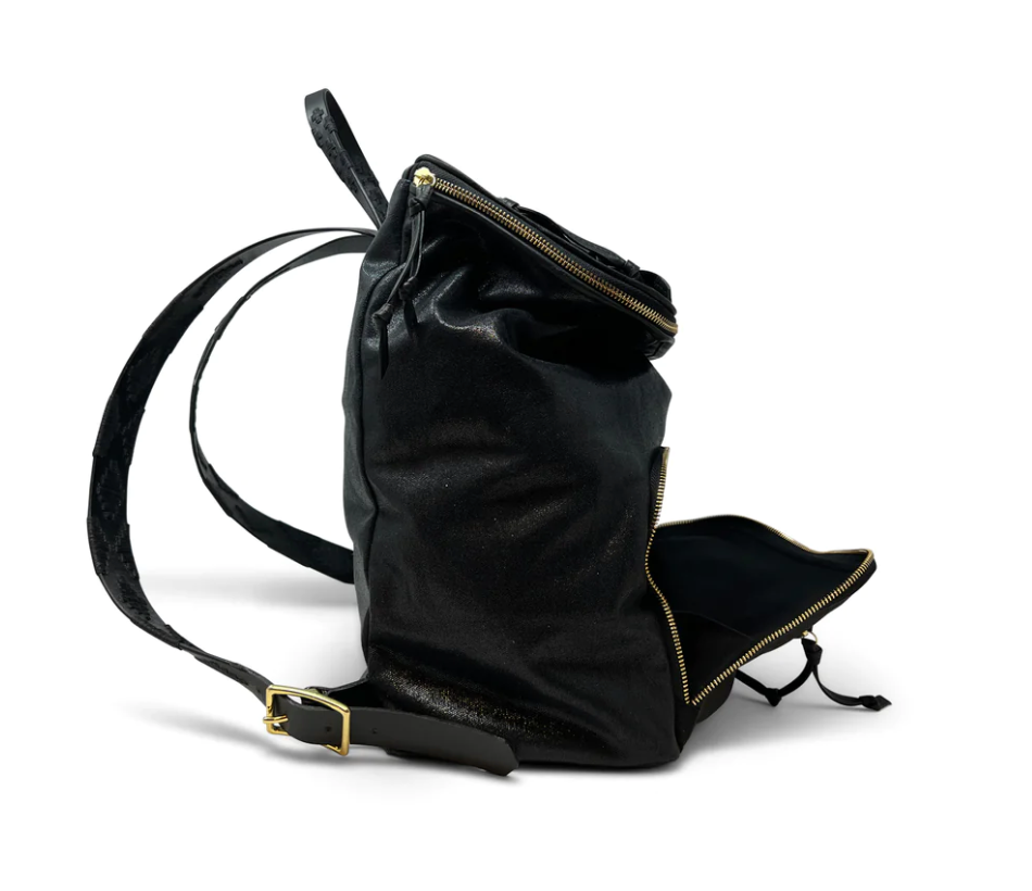 Black Slick Backpack