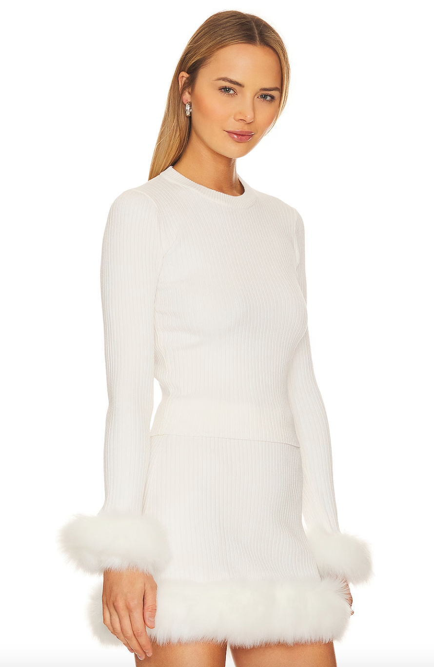 White Fran Top