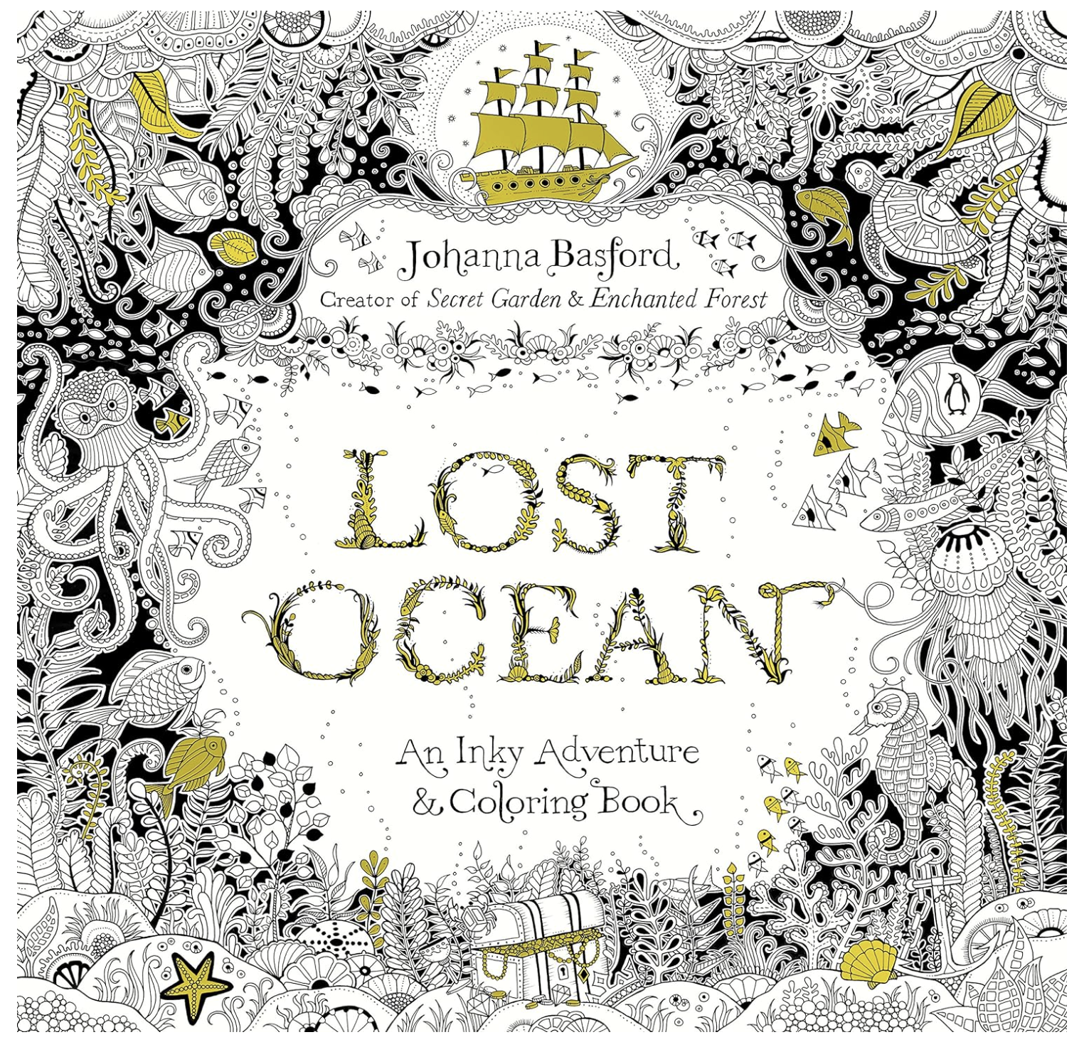 Lost Ocean Coloring Book