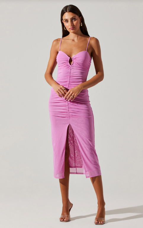 Pink Palmero Dress