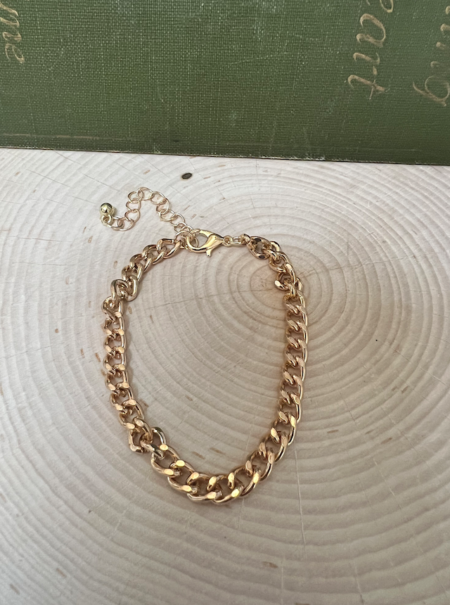 Gold Cable Bracelet