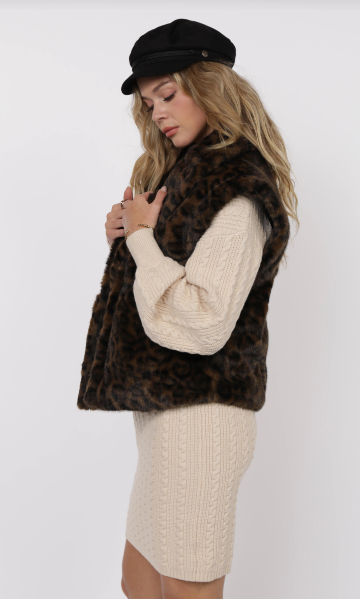 Waverly Leopard Vest
