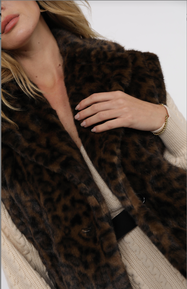 Waverly Leopard Vest