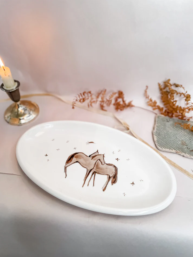 Together Again Porcelain Platter