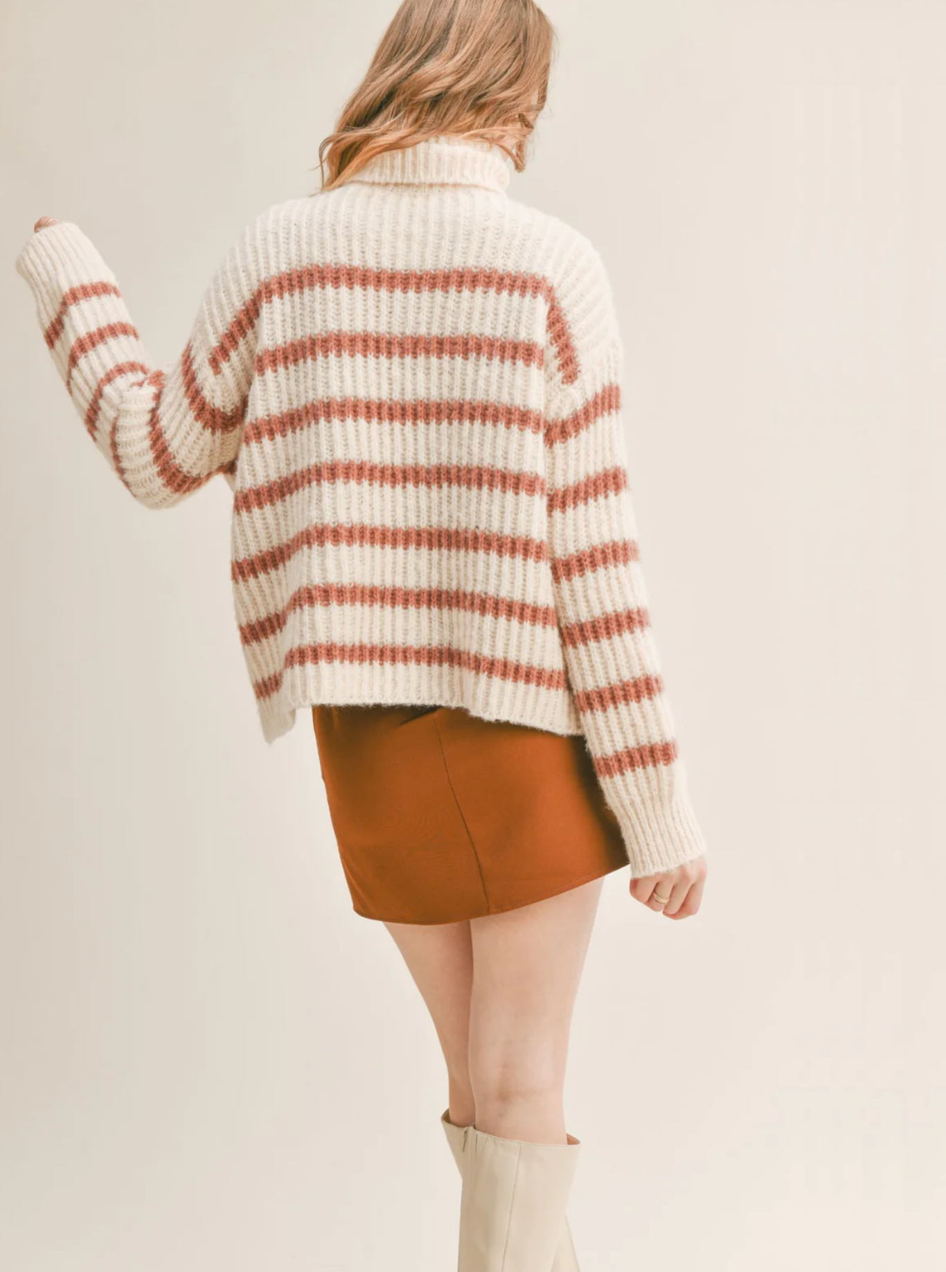 Ivory Camel Aki Sweater