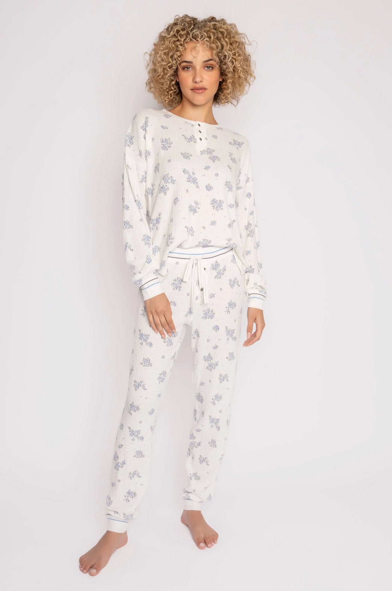 Ivory Ski Jammie Set