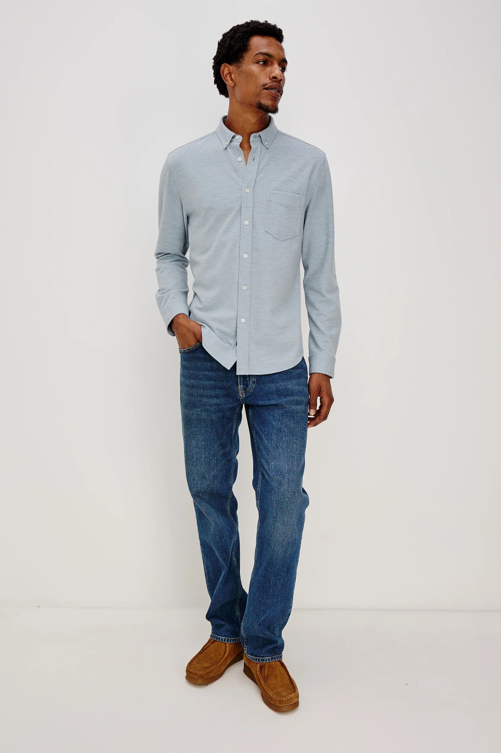Blue Oxford Vincent