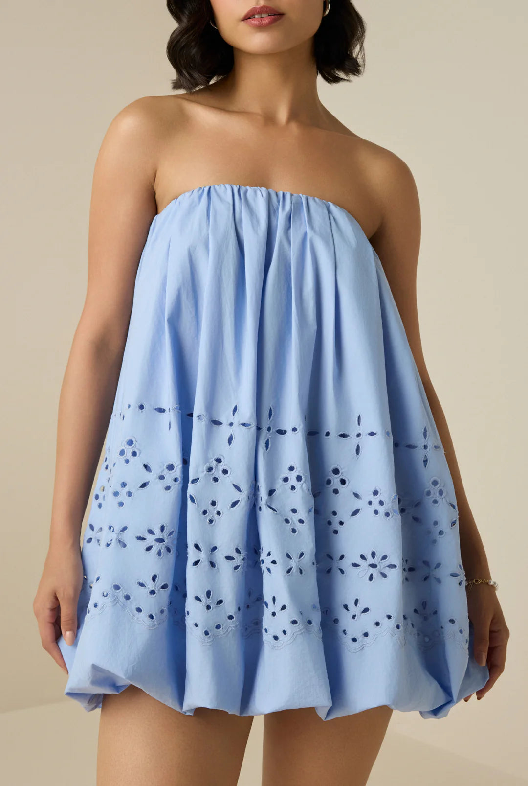 Blue Viva Balloon Dress