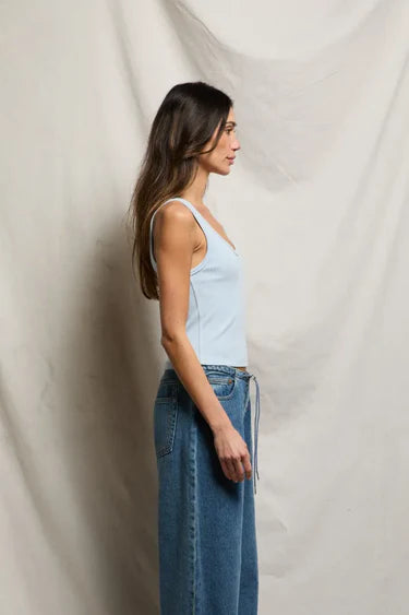 Powder Blue Blondie Tank