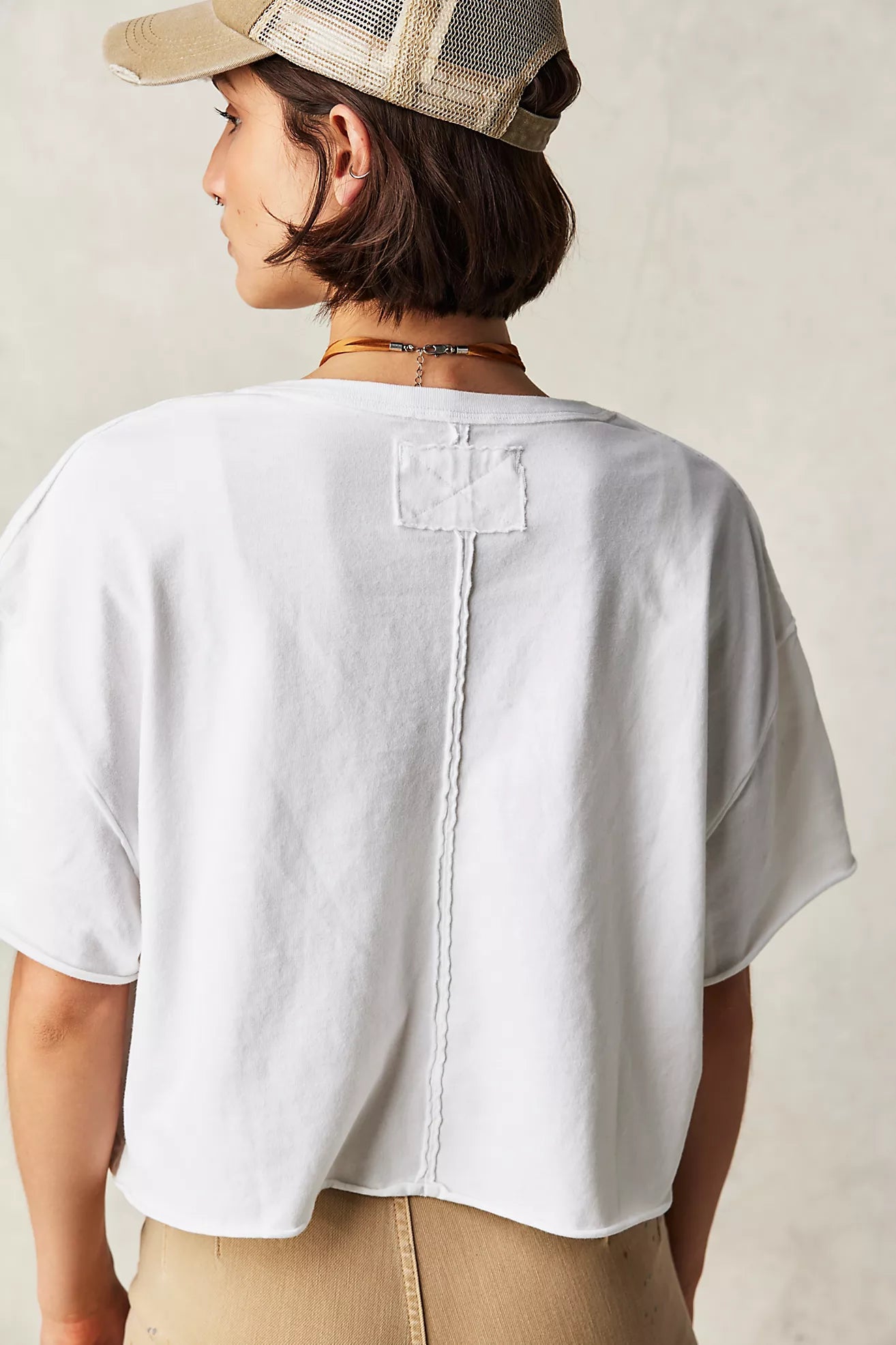 White Fade Tee