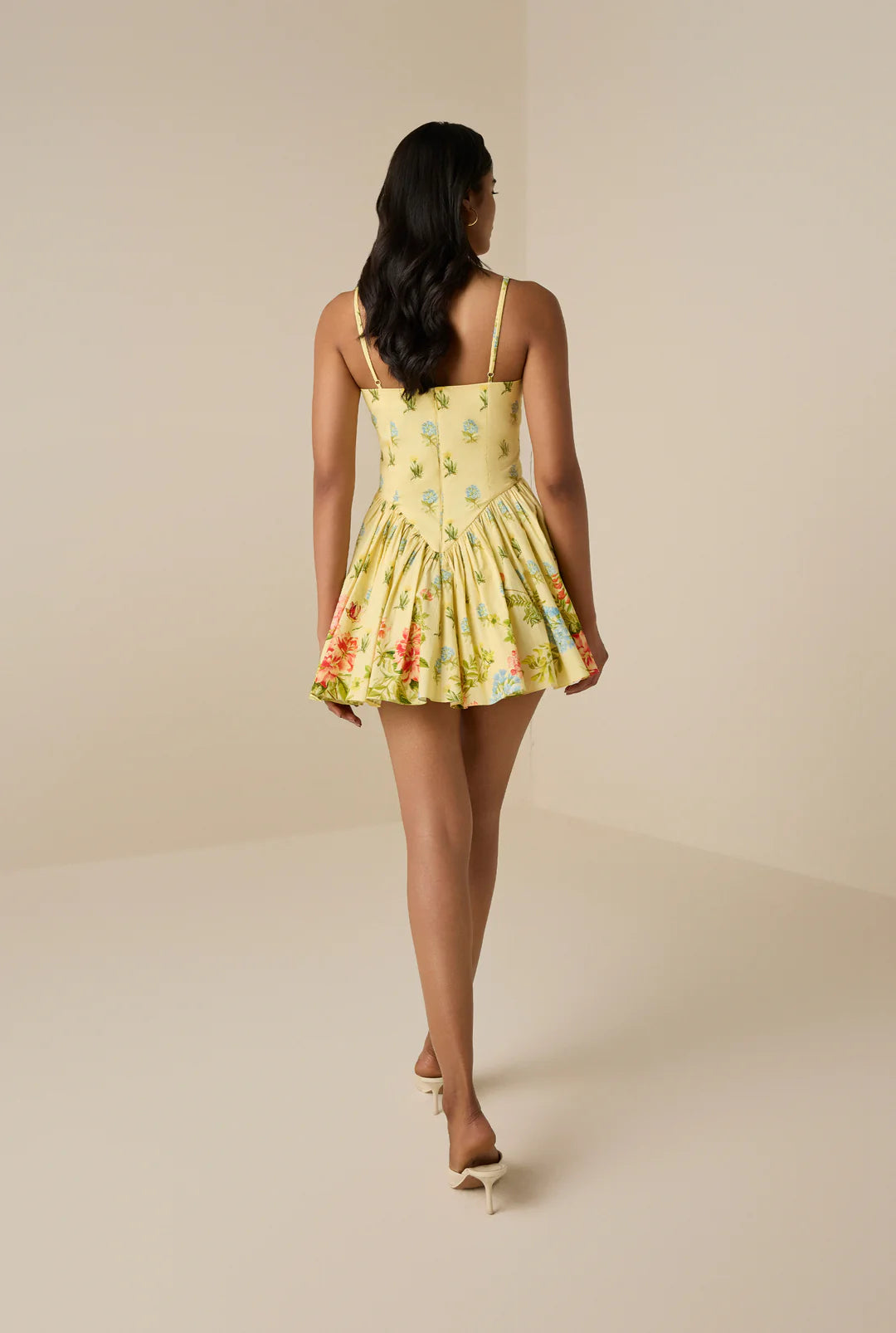 Yellow Dhun Short Dress
