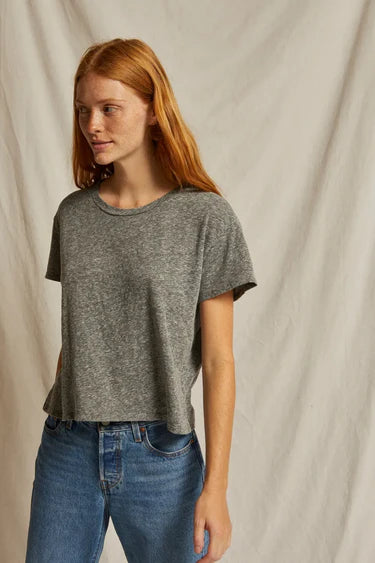 Heather Grey Harley Boxy Crew
