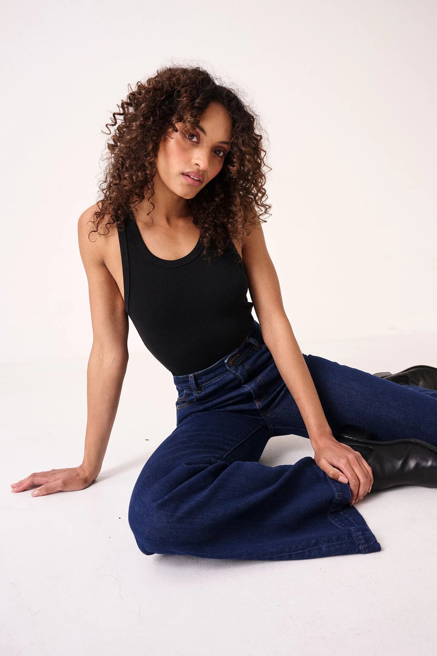 Jet Black Toni Tank