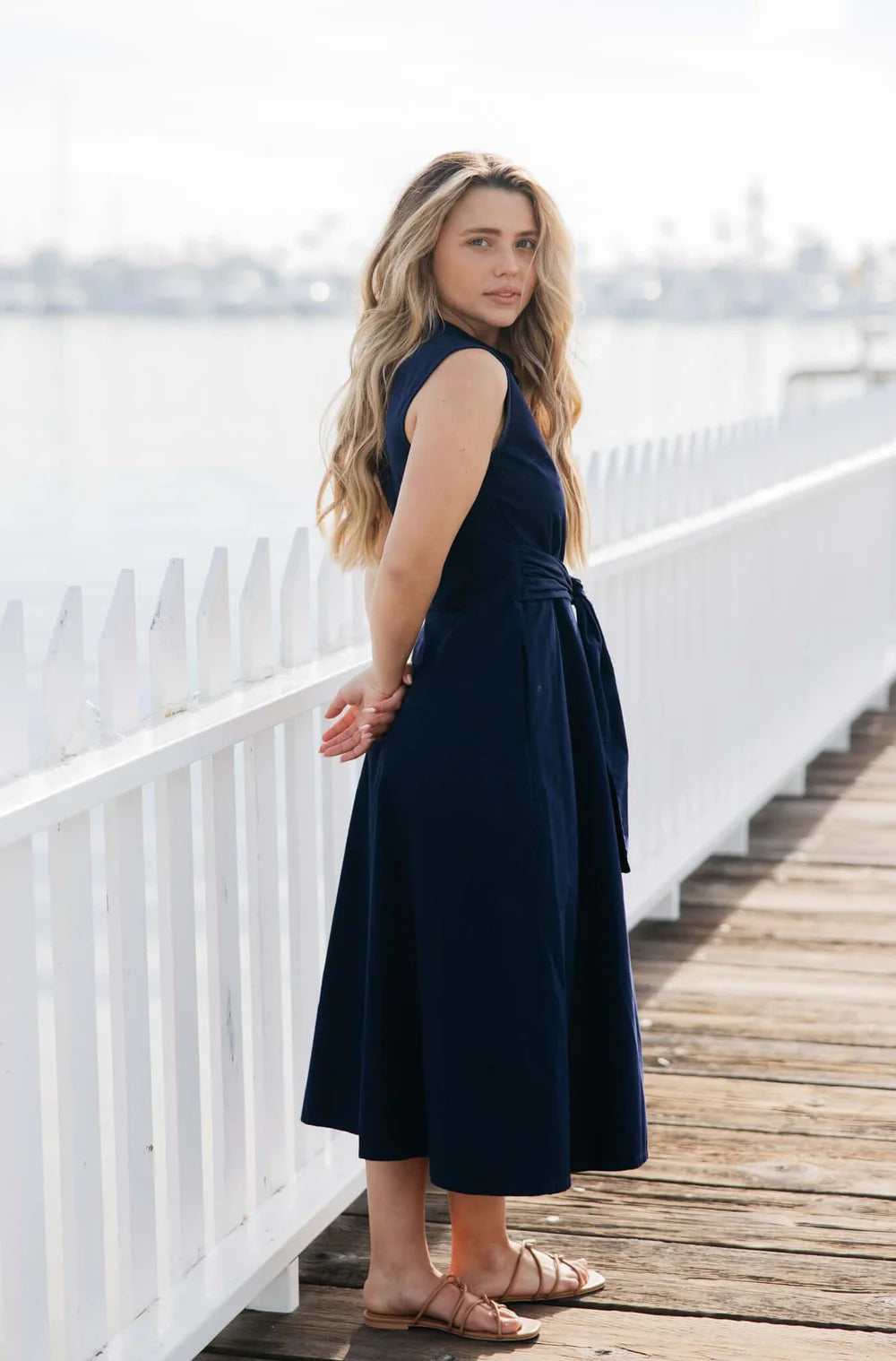 Navy Marilyn Dress