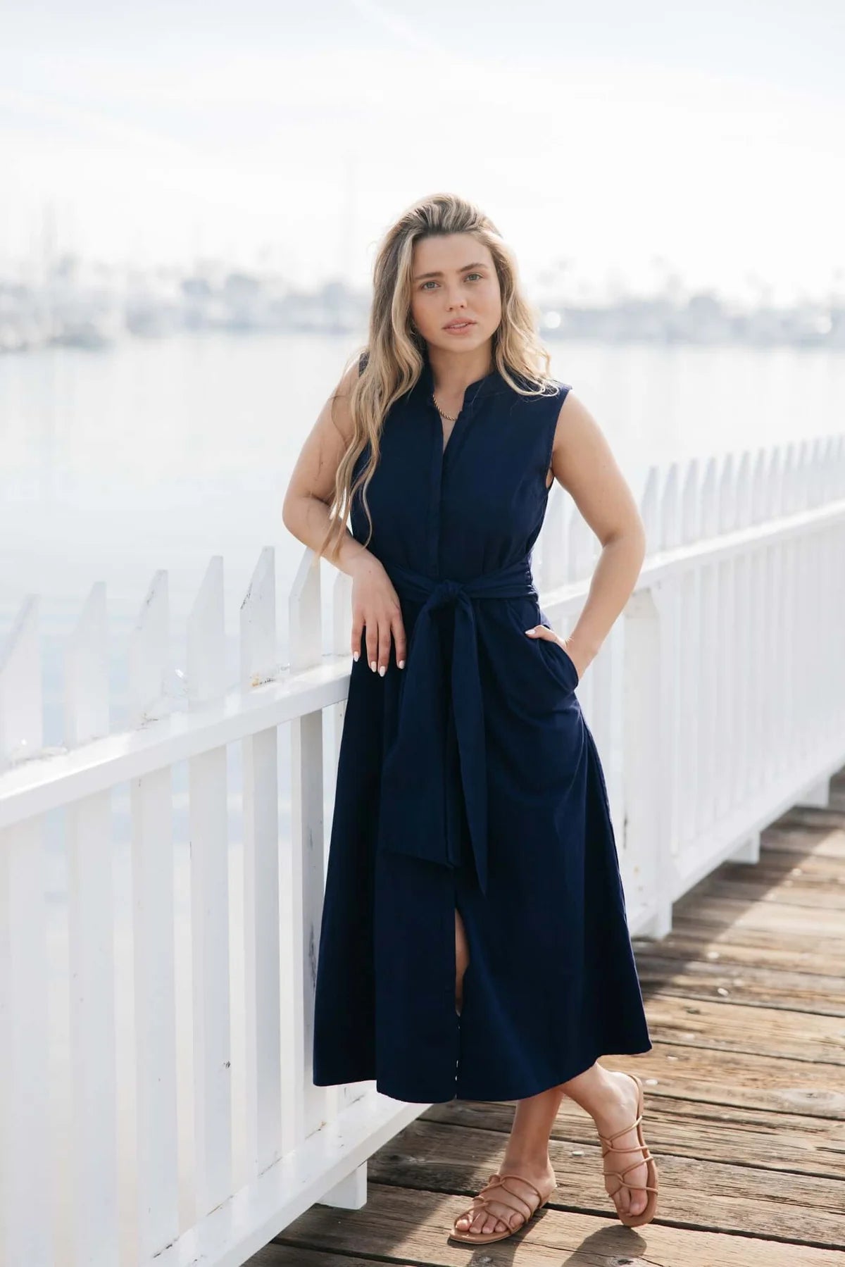 Navy Marilyn Dress