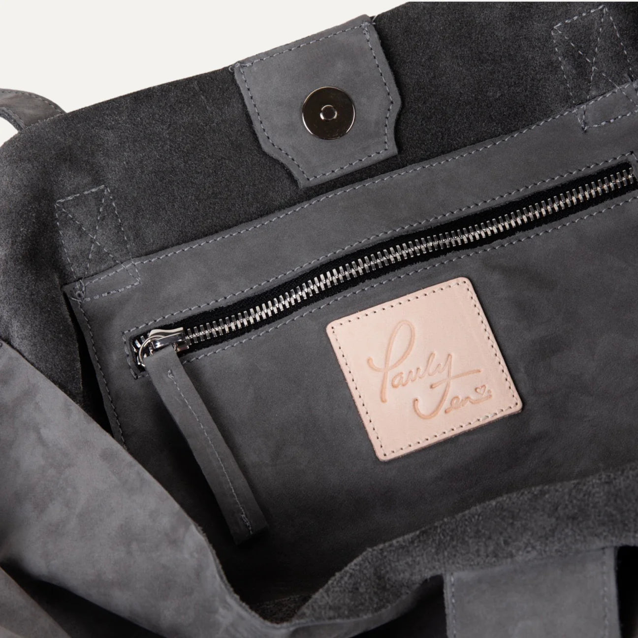 Grey Nubuck Nashville Tote