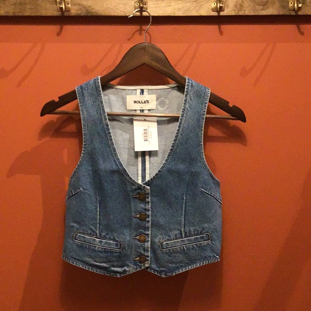 Vintage Blue Dallas Vest