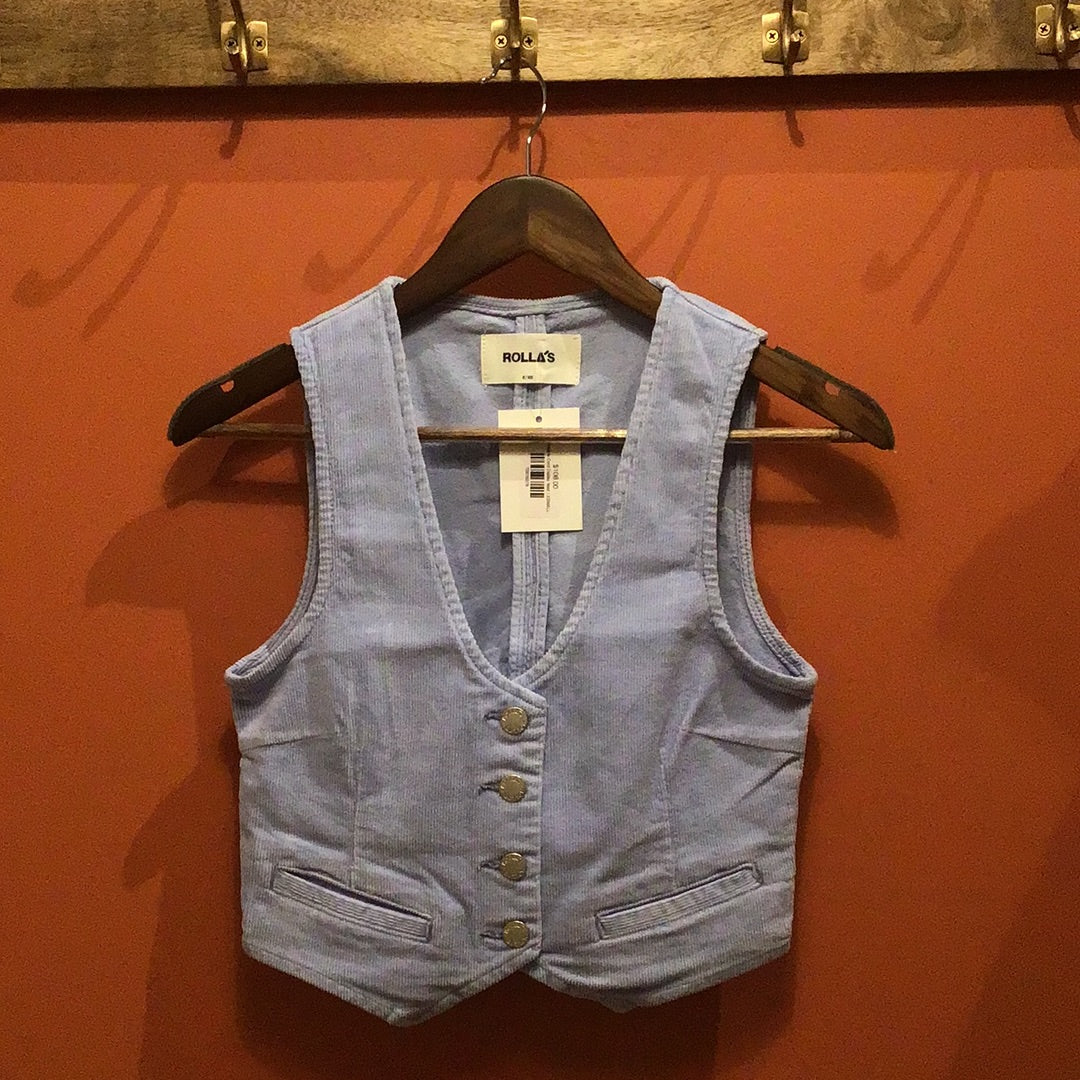 Wisteria Cord Dallas Vest