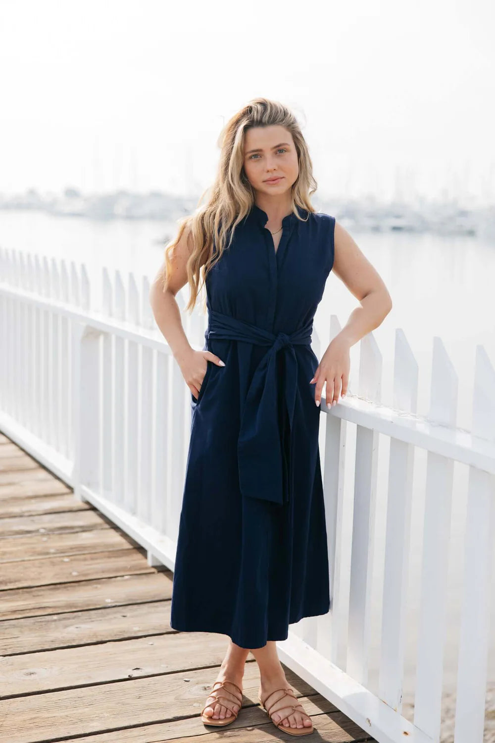 Navy Marilyn Dress