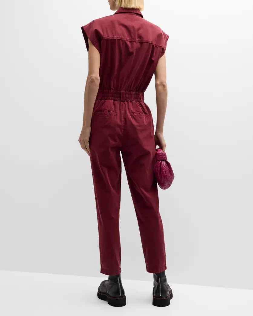 Bordeaux Rosie Pad Jumpsuit
