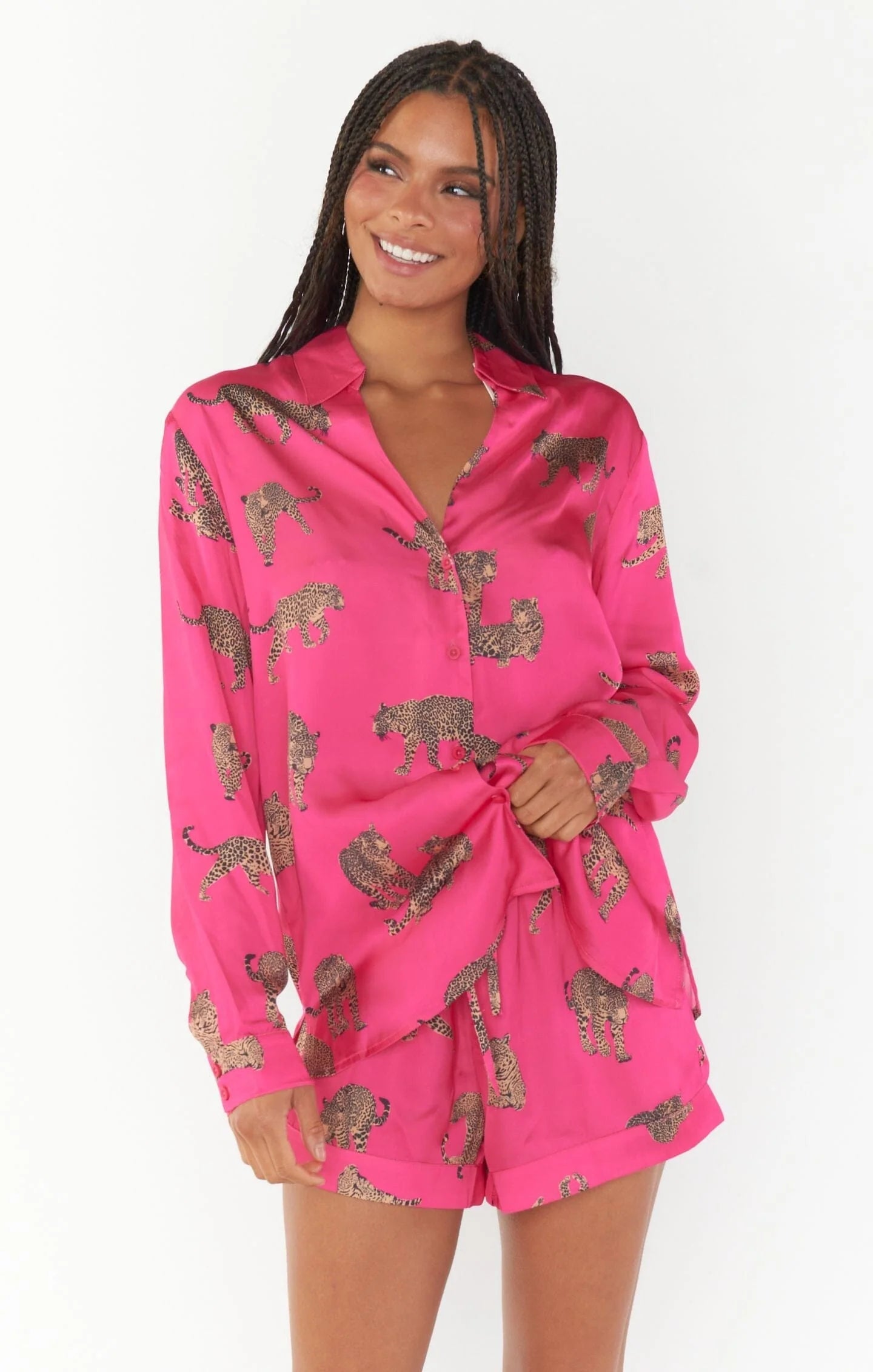 Feline Early Riser PJ Set