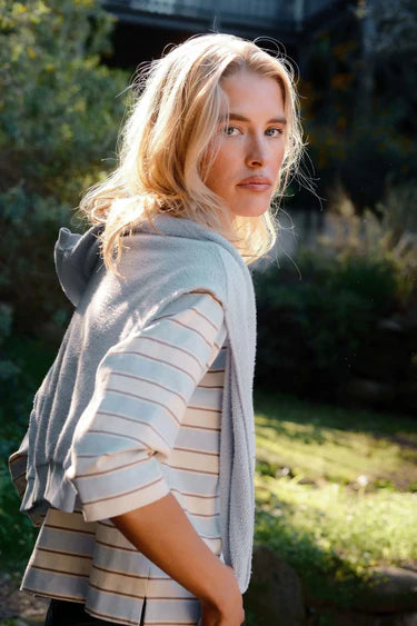 Powder Blue Reversible Sweatshirt